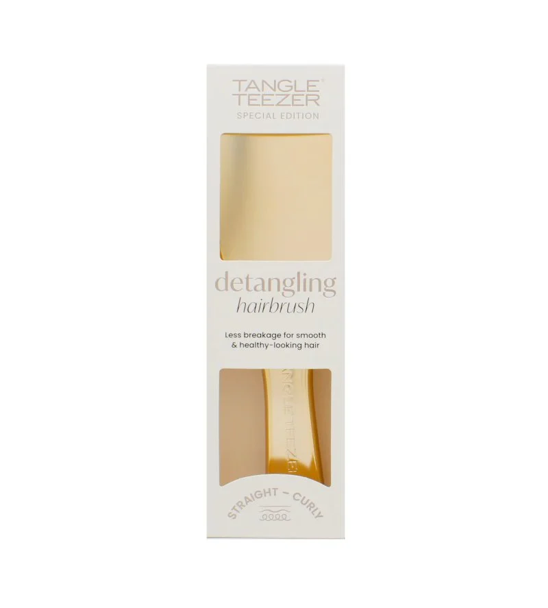 The Ultimate Detangler Chrome kartáč na vlasy Neo Gold