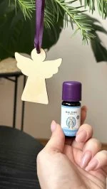 Taoasis Baldini Aroma mini set Angel Scent BIO (10 ml) - dřevěná visačka jako difuzér