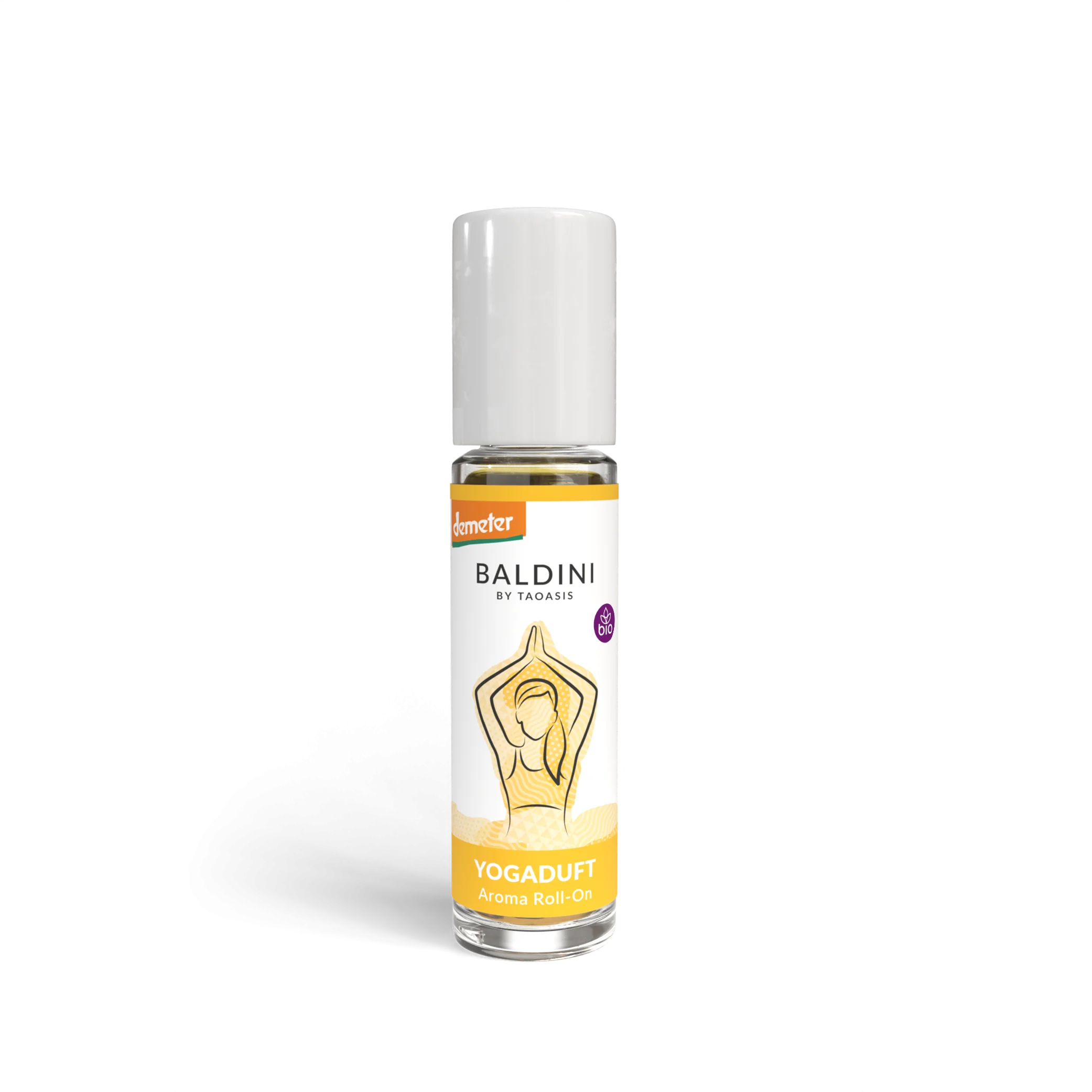 Taoasis Baldini Aroma roll-on Yoga Scent BIO (10 ml) - uzemňující, harmonizující a vyrovnávající