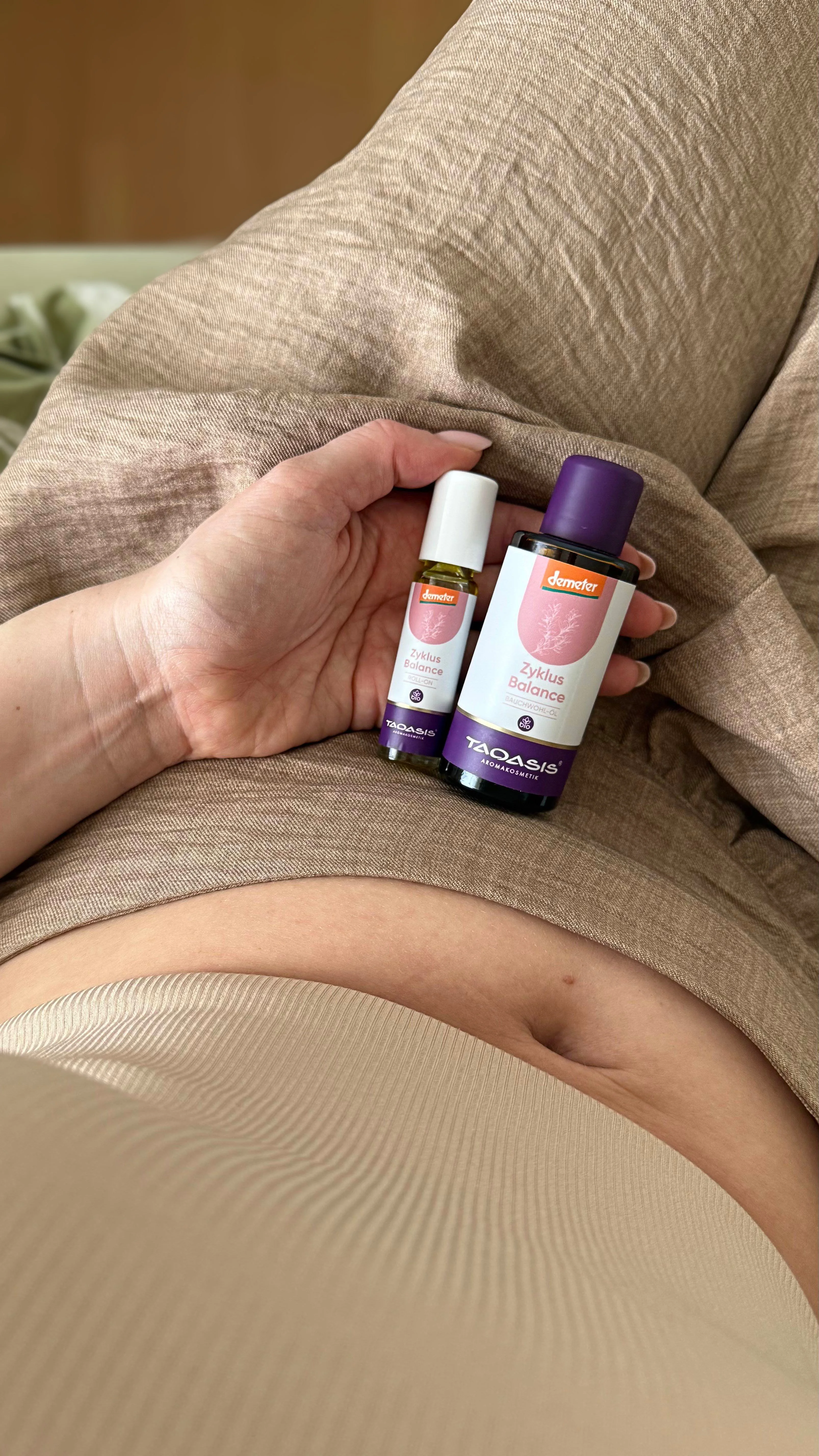 Taoasis Masážní olej Women Cycle Balance BIO (50 ml) - podporuje uvolnění těla během cyklu