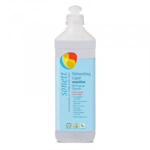 Tekutý prostředek na nádobí a univerzální čistič - Sensitive 500 ml