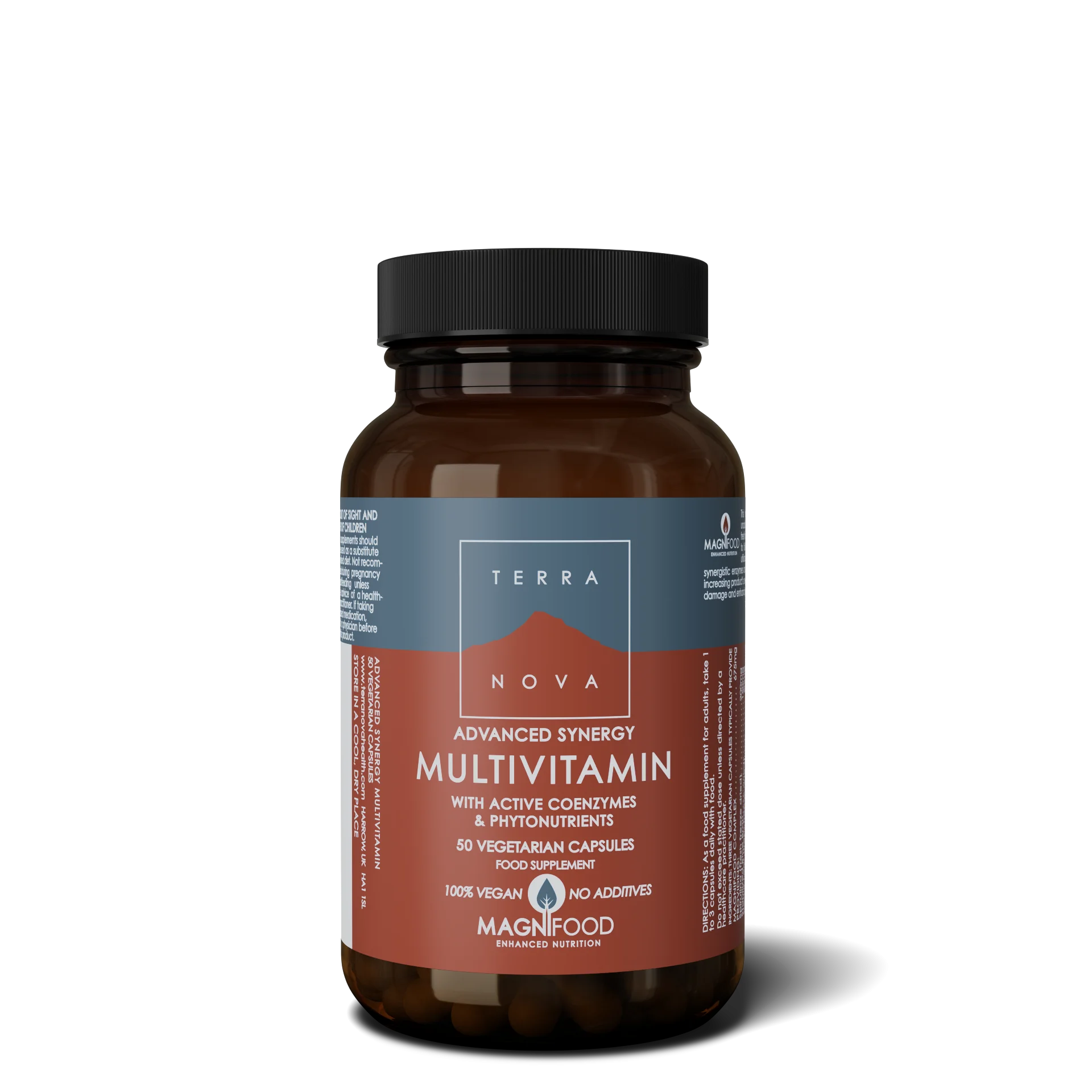 Terranova Health Advanced Synergy Multivitamin (50 kapslí) - podporuje energii, vitalitu a celkovou pohodu
