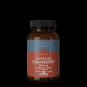 Terranova Health Brusinky sušené mrazem 300 mg BIO (50 kapslí) - s antioxidanty