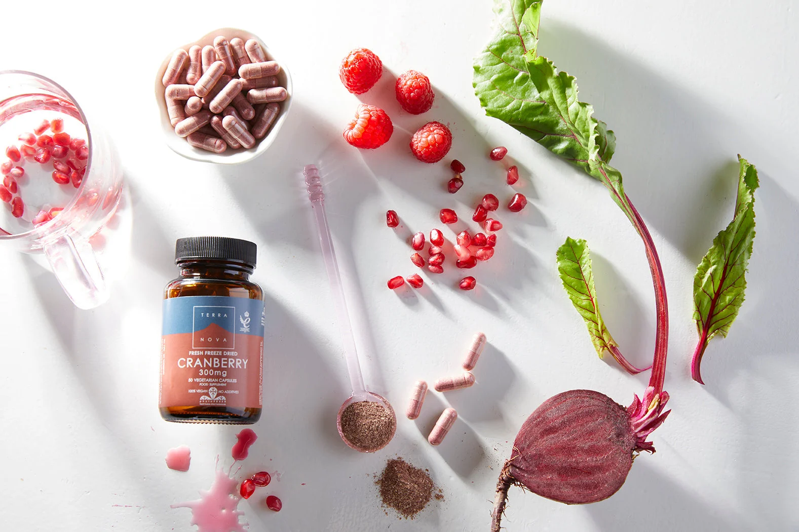 Terranova Health Brusinky sušené mrazem 300 mg BIO (50 kapslí) - s antioxidanty
