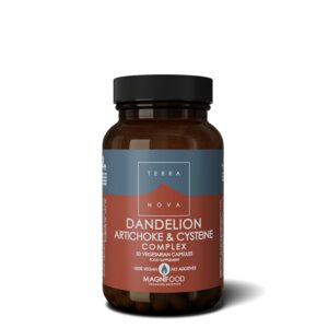 Dandelion, Artichoke & Cysteine Complex s pampeliškou a artyčokem (50 kapslí) - podpoří detoxikaci a správnou činnost jater
