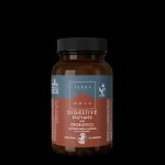 Terranova Health Digestive Enzymes & Probiotics (50 kapslí) - obohaceno o fenykl, zázvor a lopuch