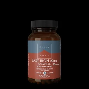 Terranova Health Easy Iron 20 mg Complex (50 kapslí) - dobře se vstřebává