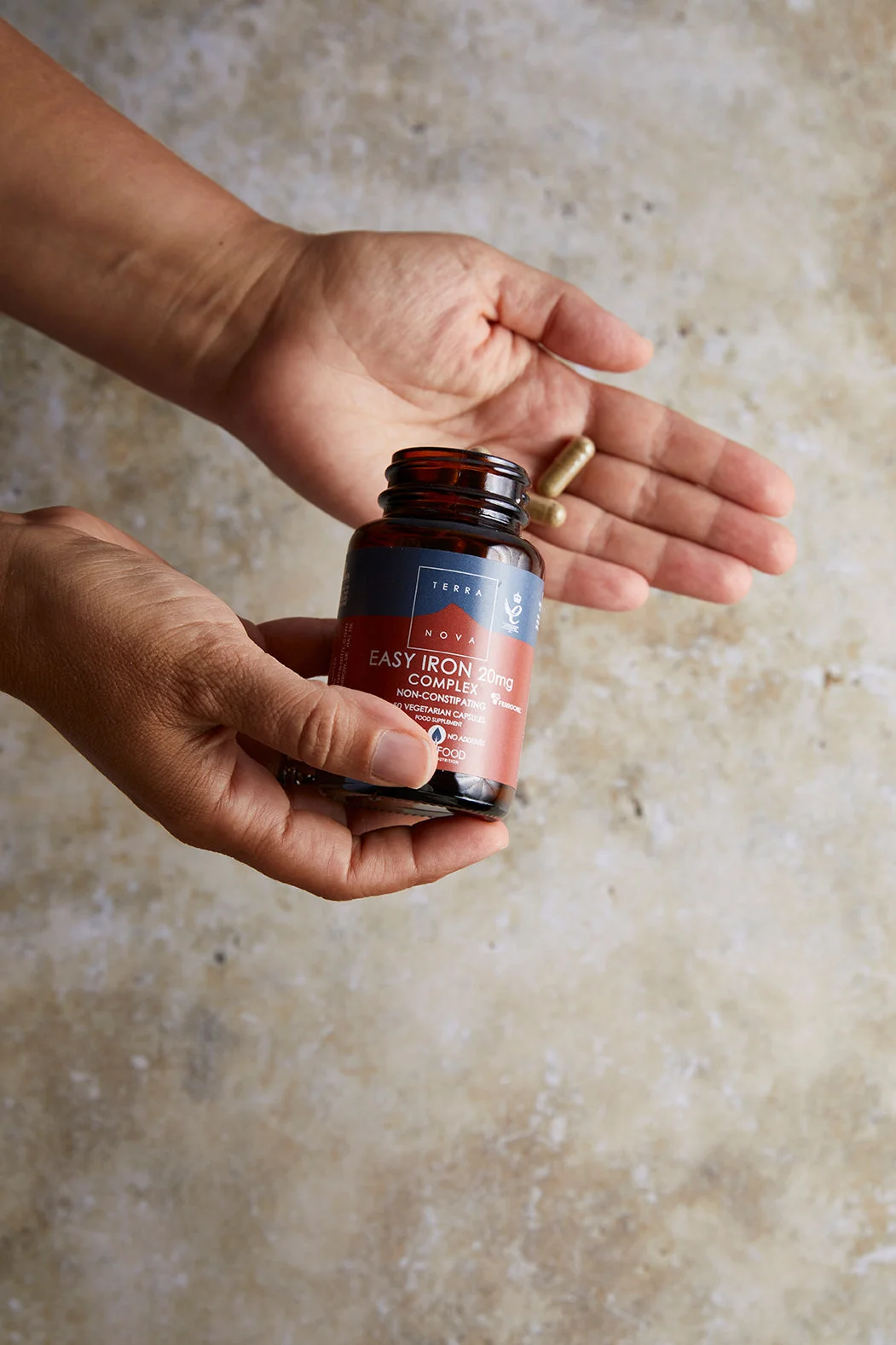 Terranova Health Easy Iron 20 mg Complex (50 kapslí) - dobře se vstřebává