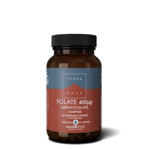 Folate (Methylfolate) 400 ug Complex (50 kapslí) - přírodní forma kyseliny listové