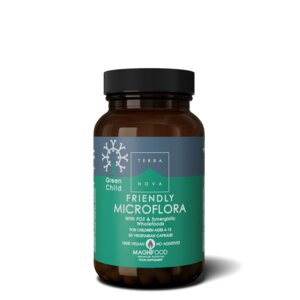 Green Child Friendly Microflora (50 kapslí) - vhodný pro děti od 4 do 12 let