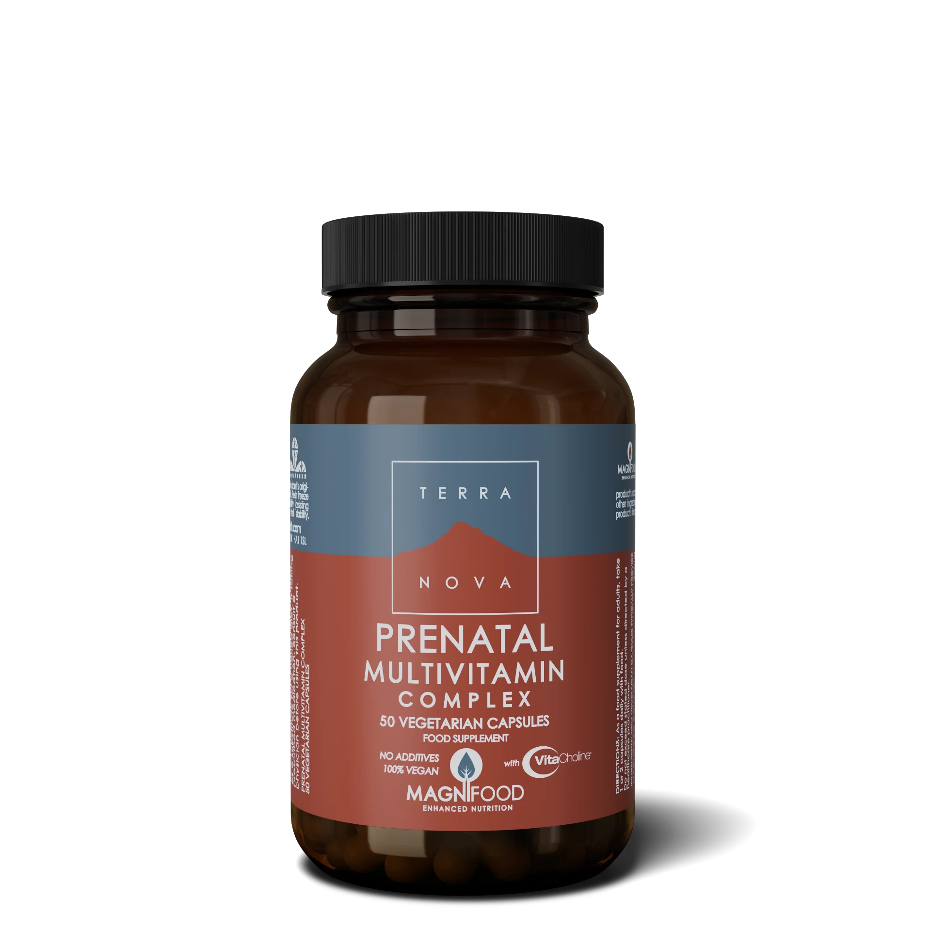 Terranova Health Prenatal Multivitamin Complex (50 kapslí) - s aktivní formou kys. listové