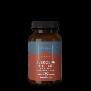 Terranova Health Quercetin Nettle Complex s kopřivou (50 kapslí) - při pylové sezóně a oslabené imunitě