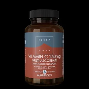 Terranova Health Vitamin C 250 mg Complex 100 kapslí - ve formě minerálních askorbátů