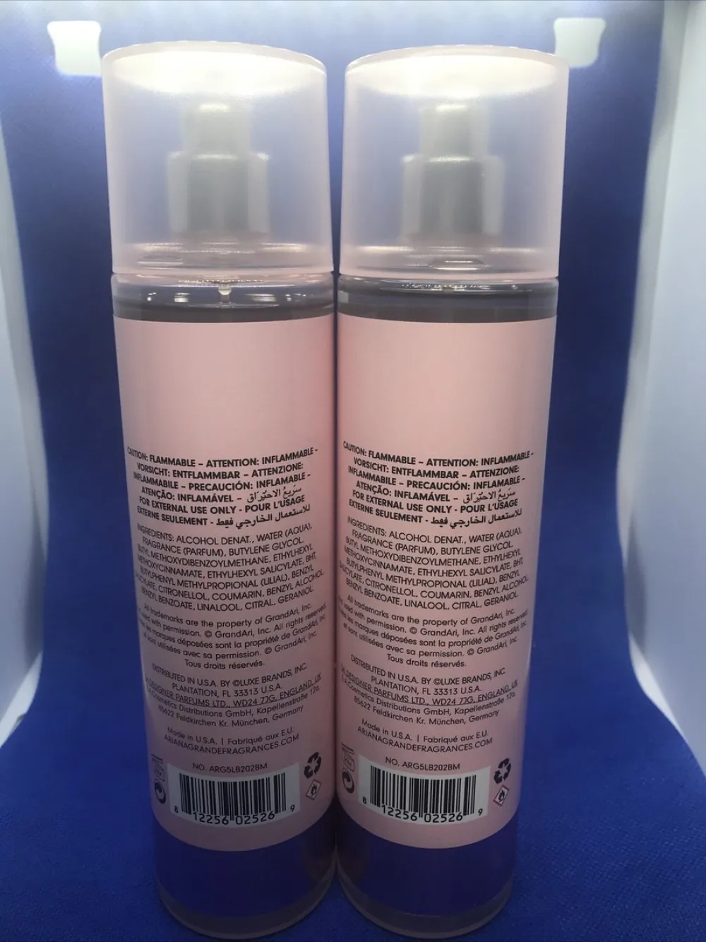 Thank U Next tělový sprej pro ženy 236 ml
