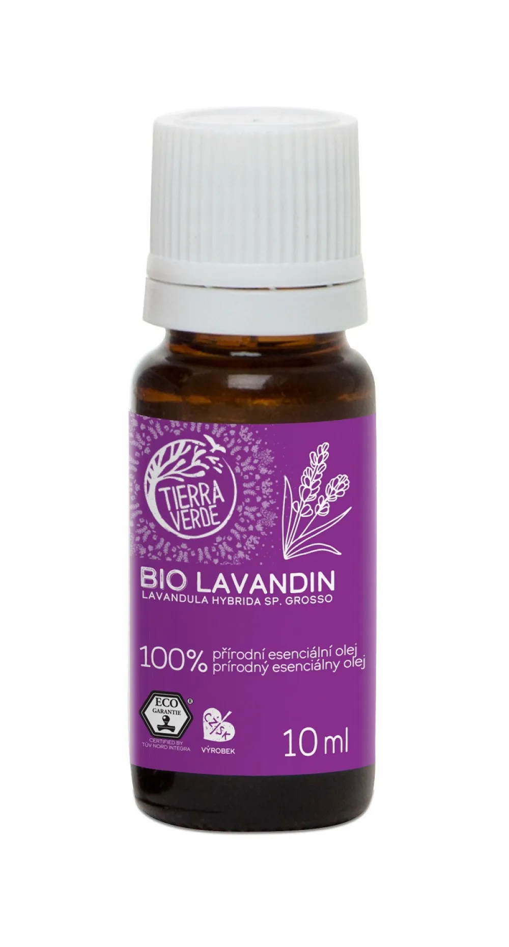 Tierra Verde Esenciální olej Lavandin BIO (10 ml) - univerzální oblíbenec