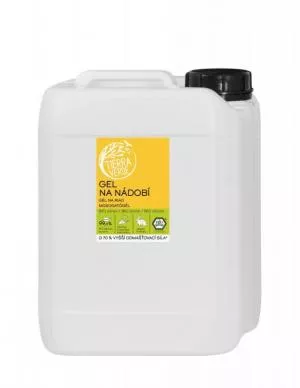 Tierra Verde Gel na nádobí s BIO citronovou silicí (5 l)