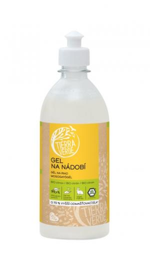Gel na nádobí s BIO citronovou silicí (500 ml)
