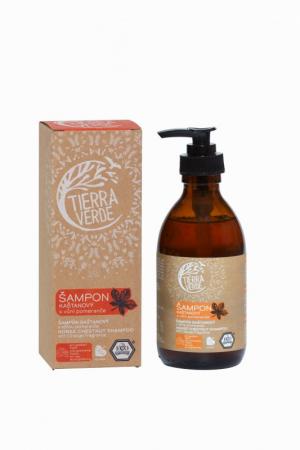 Kaštanový šampon pro posílení vlasů s pomerančem (230 ml)