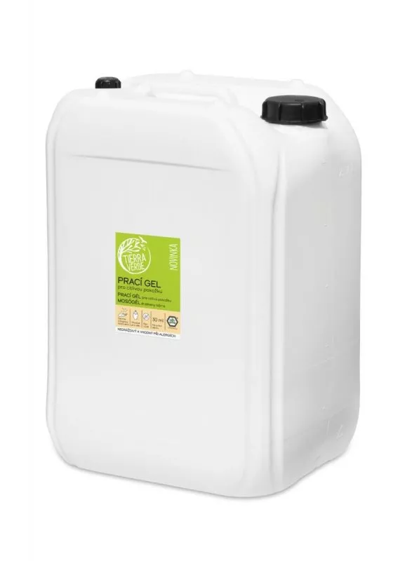Tierra Verde Prací gel pro citlivou pokožku (5 l) - ideální pro ekzematiky, alergiky a děti