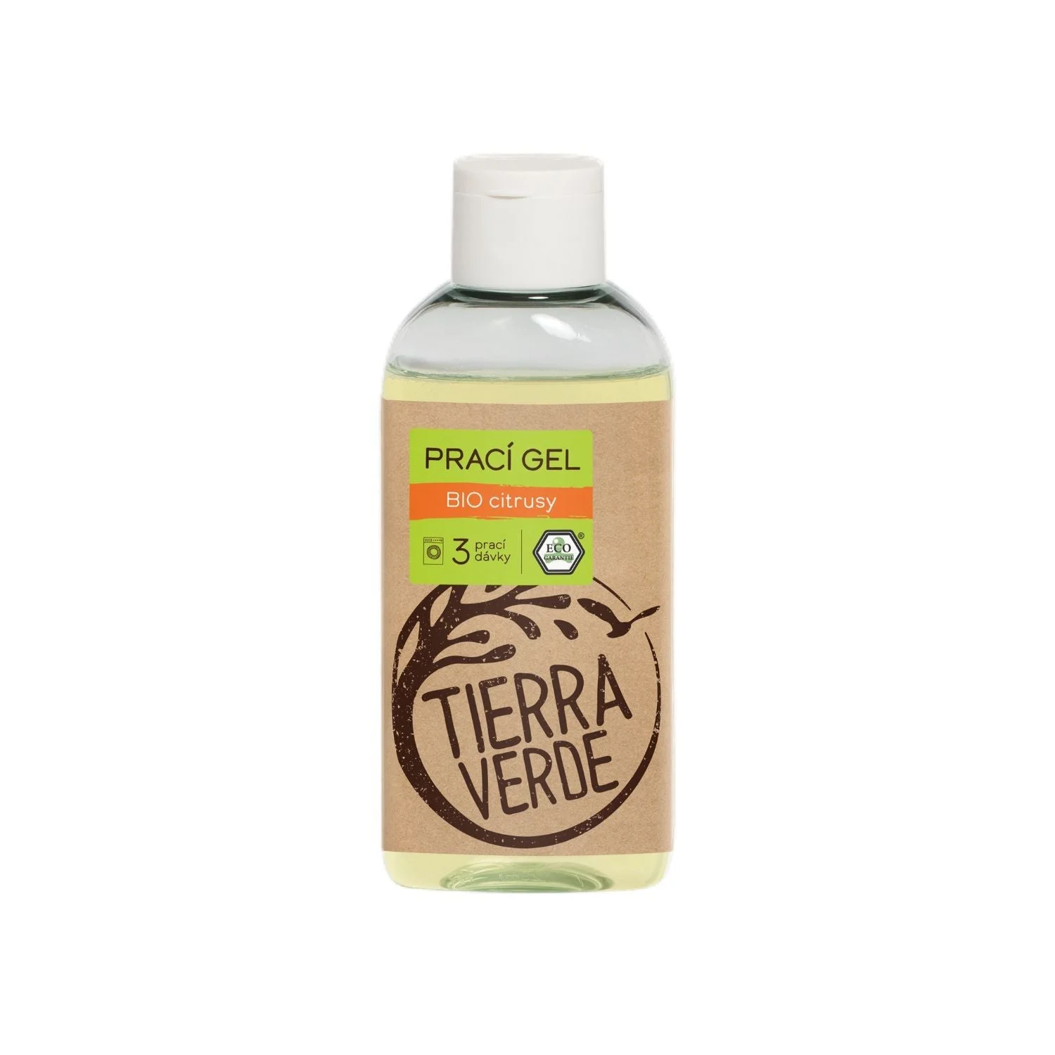 Tierra Verde Prací gel s vůní BIO citrusů 100 ml - nová vylepšená receptura