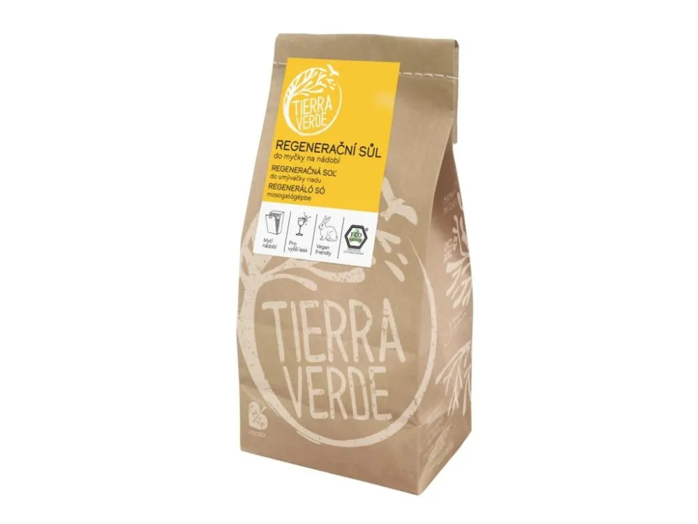 Tierra Verde Sůl do myčky - INOVACE (2 kg) - zabraňuje usazování vodního kamene