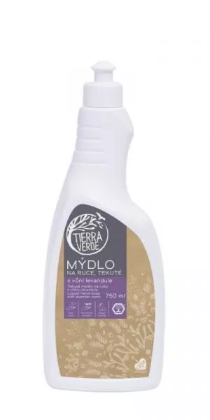 Tierra Verde Tekuté mýdlo na ruce s vůní levandule (750 ml)