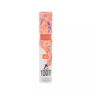 TOOT! Přírodní lesk na rty broskvový – Parrot Glam (5,5 ml) - vhodný i pro citlivky a alergiky