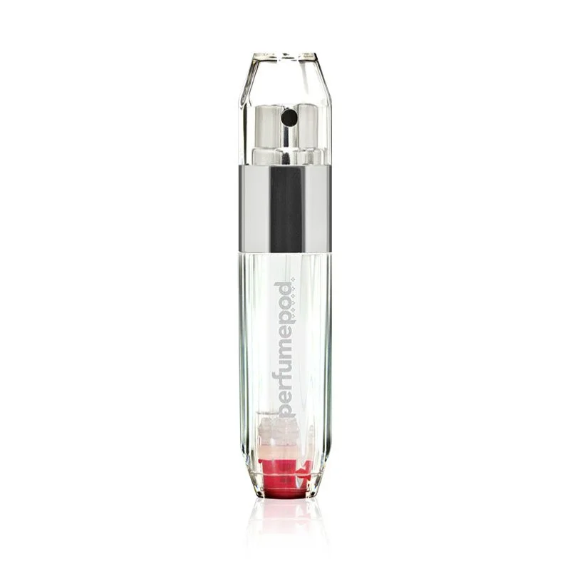 Perfume Pod Crystal plnitelný rozprašovač parfémů Silver 5 ml