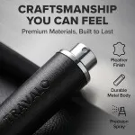Walzer plnitelný rozprašovač parfémů 5 ml Leather Black 5 ml kožená černá