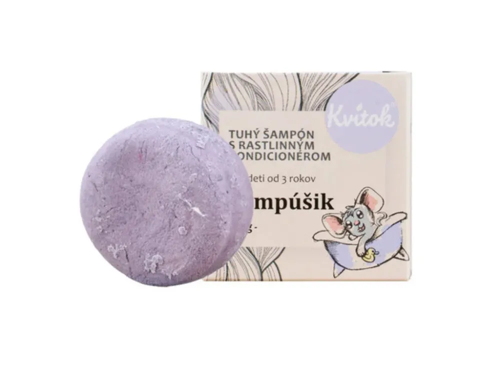 Kvitok Tuhý šampon pro děti Šampuk 25 g