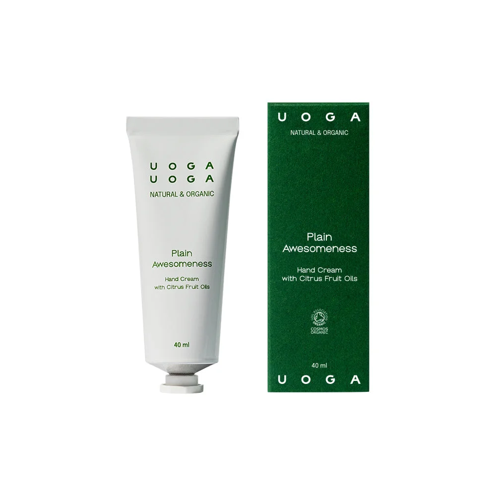 Uoga Uoga Hydratační krém na ruce Plain Awesomeness BIO (40 ml) - se svěží citrusovou vůní