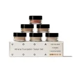 Uoga Uoga Sada testerů Minerální make-up (6 x 0,7 g) Tan - 5 make-upů + 1 tvářenka podle odstínu pleti