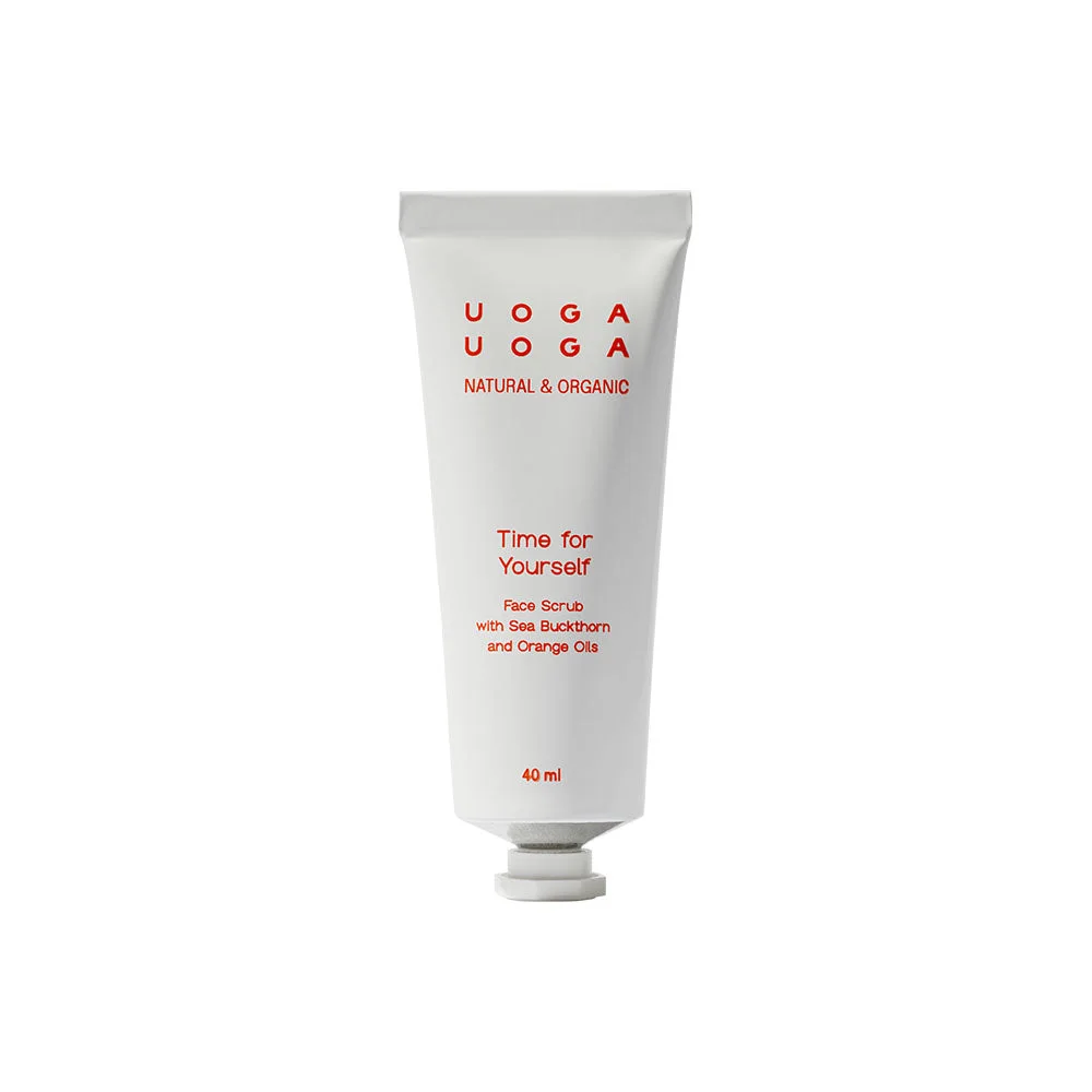 Uoga Uoga Vyživující pleťový peeling Time for Yourself s rakytníkem (40 ml) - s olejem ze sladkého pomeranče