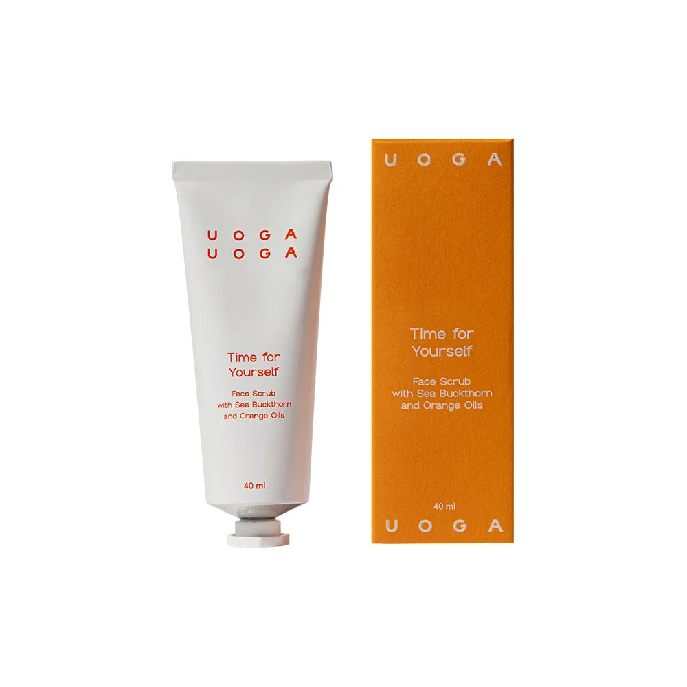 Uoga Uoga Vyživující pleťový peeling Time for Yourself s rakytníkem (40 ml) - s olejem ze sladkého pomeranče