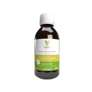 Vegetology Vegetology Opti-3, Omega-3 EPA a DHA s vitaminem D3, tekuté 150 ml, bez příchutě