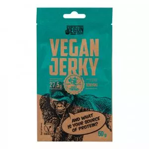 VegSnack s.r.o. Vegan Jerky s příchutí teriyaki 50 g   VEGUN