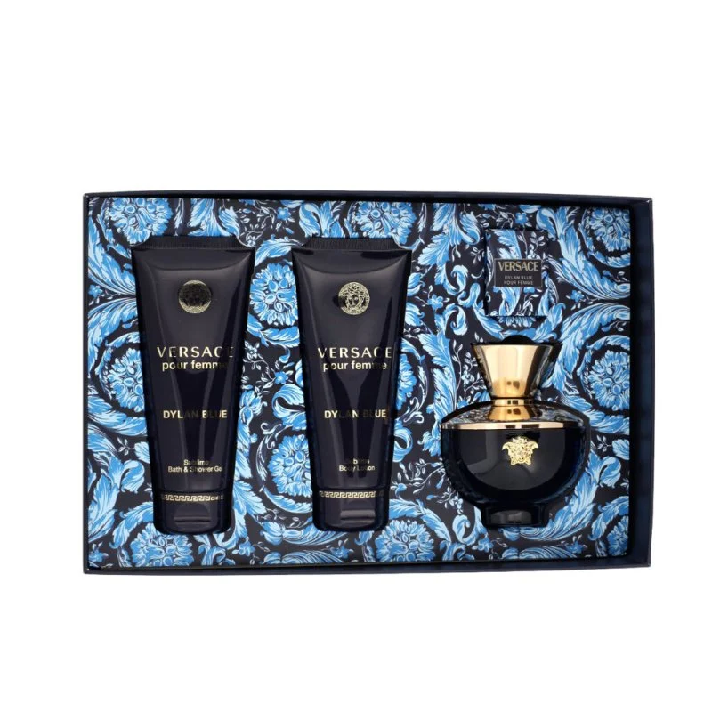 Pour Femme Dylan Blue 100 ml + EDP MINI 5 ml + SG 100 ml + BL parfémovaná voda pro ženy