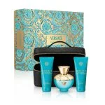 Pour Femme Dylan Turquoise + SG 100 ml + BG 100 ml + Kosmetická taška toaletní voda pro ženy