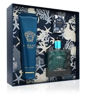 Versace Eros dárková sada 100 ml + sprchový gel 150 ml + toaletní voda toaletní voda pro muže