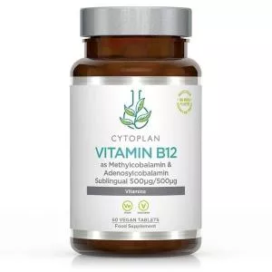 Cytoplan Vitamín B12, 1000 µg Bioaktivní pod jazyk, 60 tablet