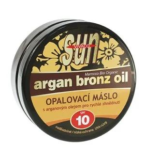 Vivaco SUN Argan Bronz Oil opalovací máslo s bio arganovým olejem SPF 10