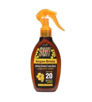 Vivaco Sun Argan Bronz opalovací mléko s arganovým olejem SPF 20
