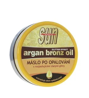 Vivaco SUN Argan Bronz Oil rozjasňující máslo po opalování s bio arganovým olejem
