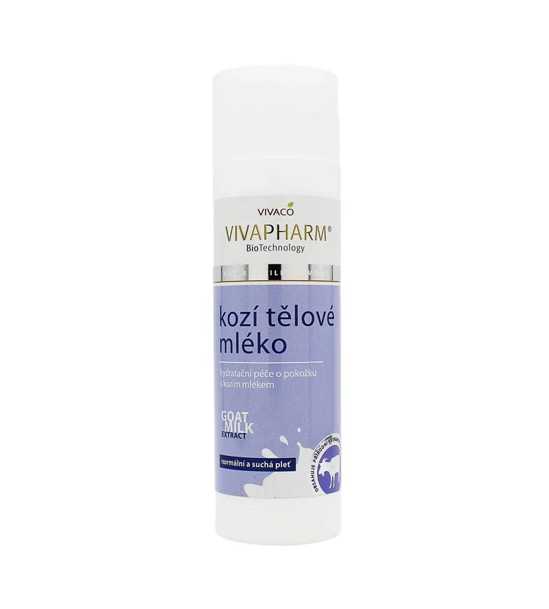 VivaPharm tělové mléko s kozím mlékem 200 ml