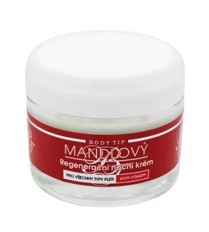 Vivaco Body Tip pleťový noční krém s mandlovým olejem
