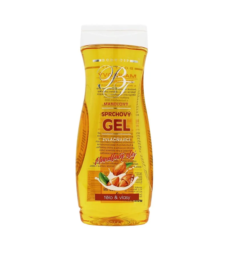 Body Tip zvláčňující sprchový gel s mandlovým olejem 300 ml