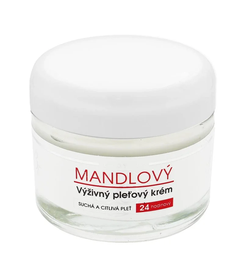 Body Tip mandlový výživný pleťový krém pro suchou a citlivou pleť 50 ml
