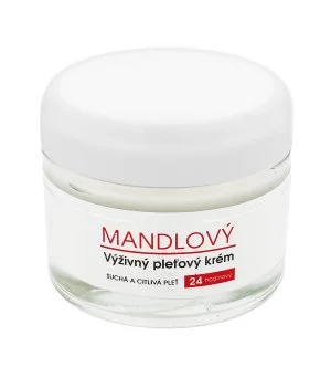 Vivaco Body Tip mandlový výživný pleťový krém pro suchou a citlivou pleť