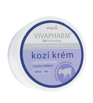 VivaPharm Goats Milk zvláčňující krém s kozím mlékem na obličej a tělo pro ženy