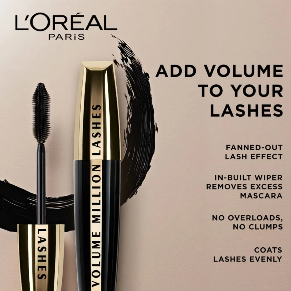 Volume Million Lashes Mascara Extra-Black 9 ml